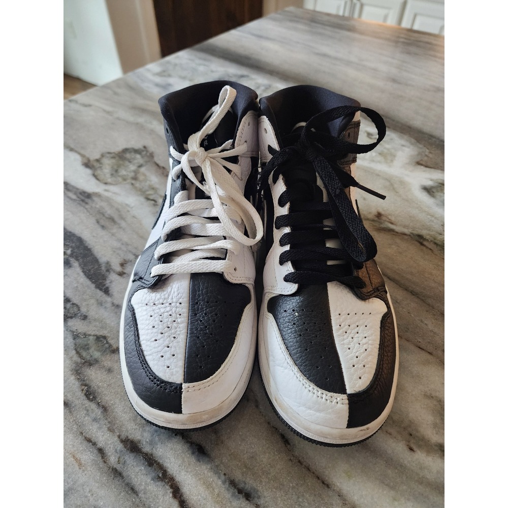 Air Jordan 1 Mid SE Split Homage Black White DR0501 101 Men's Size 9 - Picture 2 of 8